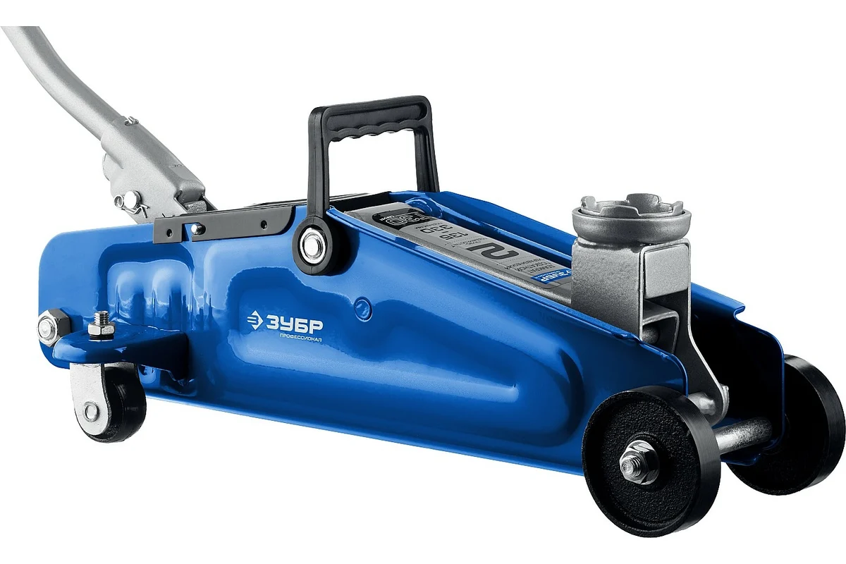 Подкатной гидравлический домкрат ЗУБР Профессионал Т-30 (2 т) — изображение 2
