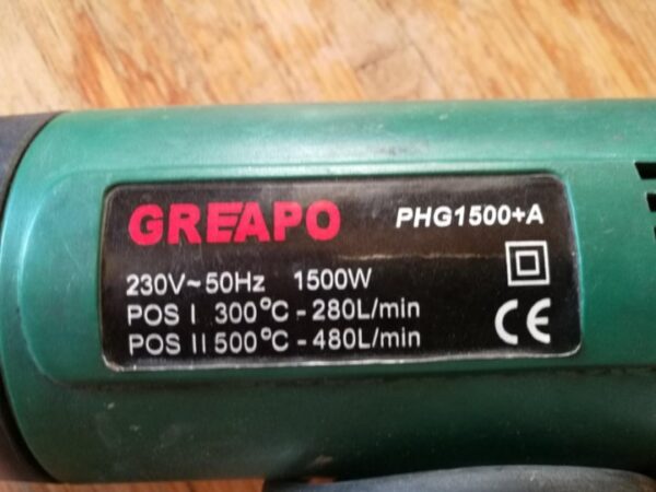 Фен строительный Greapo PHG 1500+A — изображение 2